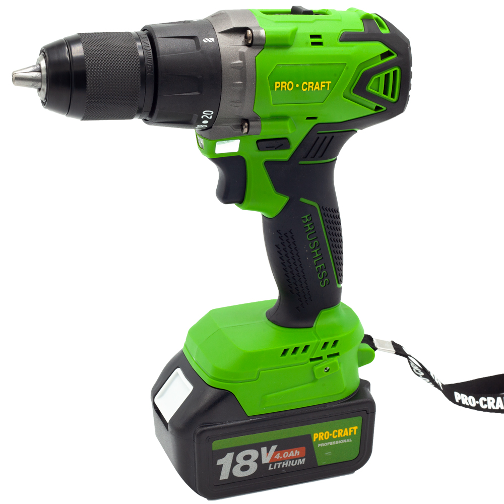 PROCRAFT AKU skrutkovač PA18BLbb 20V  bez batérie a nabíjačky
