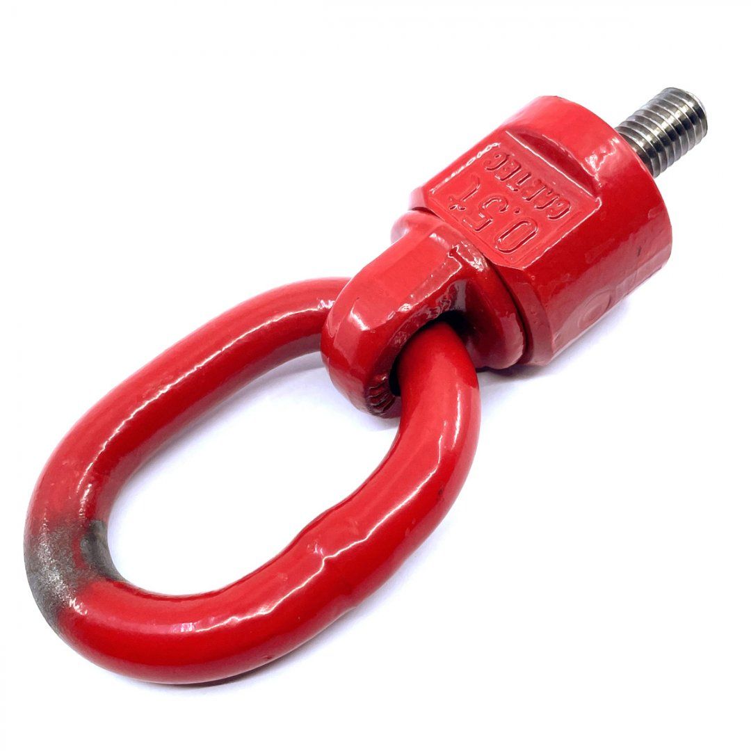 Otočné závesné oko tr 80 červené M16x30