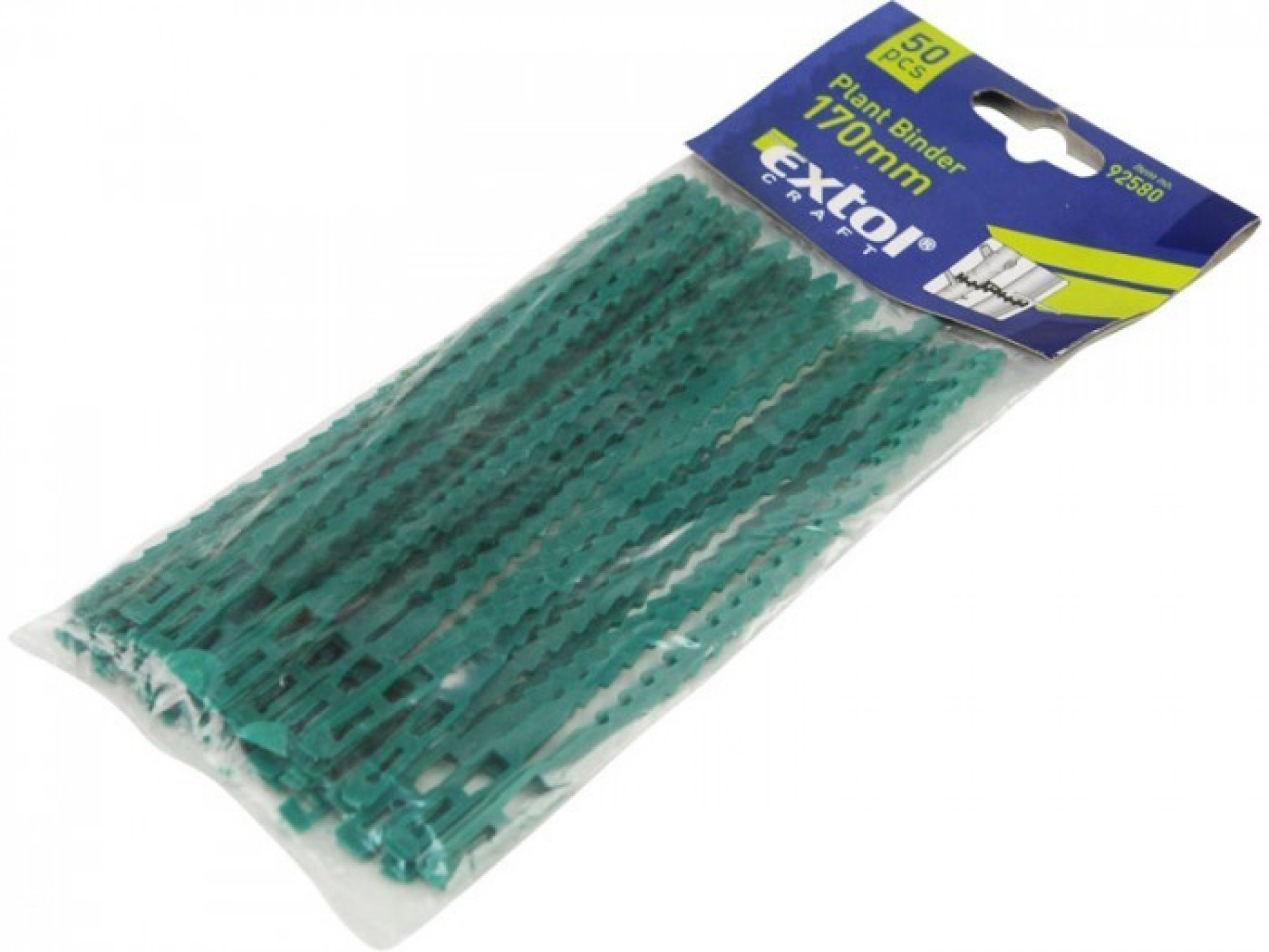 páska viazacia záhradnícka PVC zelená 170mm 50ks/bal  