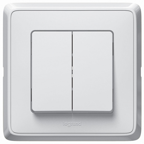 Cariva biela Vypínač č.5B IP44