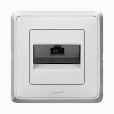 Cariva biela zásuvka  RJ 45 kat. 6, UTP 773841