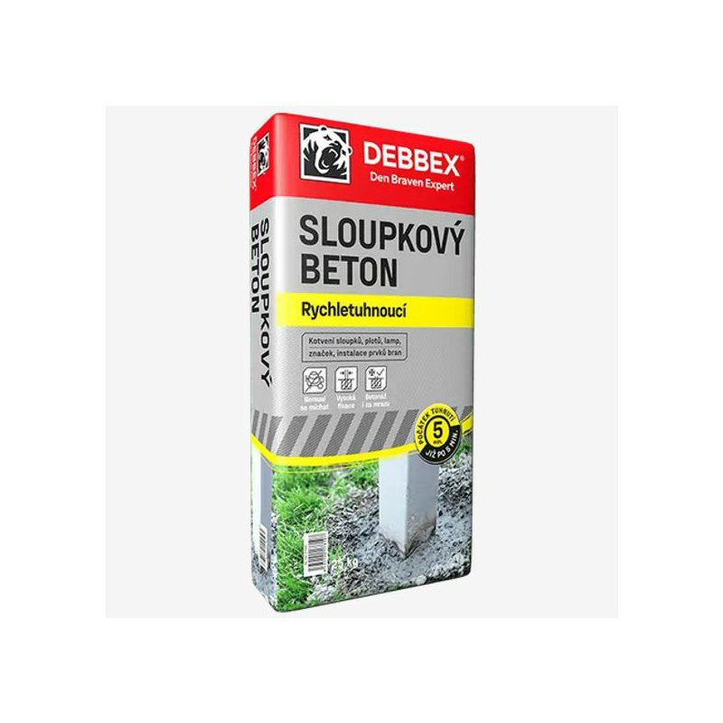 Den Braven Stĺpikový betón rýchlotuhnúci 25kg  57703Q