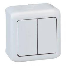 Vypínač n.o. GO Forix Spínač č.5B LE782361 biely IP44