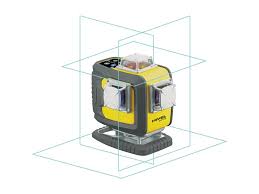 Nivel System krížový laser CL4D-B modrý 4x360°