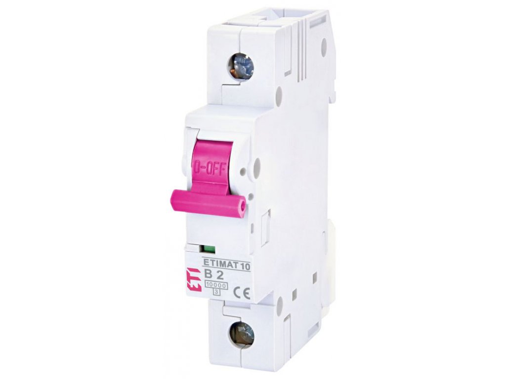 eti istič B 1P 2A 10kA 002100008