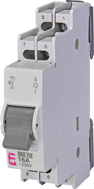 eti prepínač SSG 116 1pol 16A 002421414