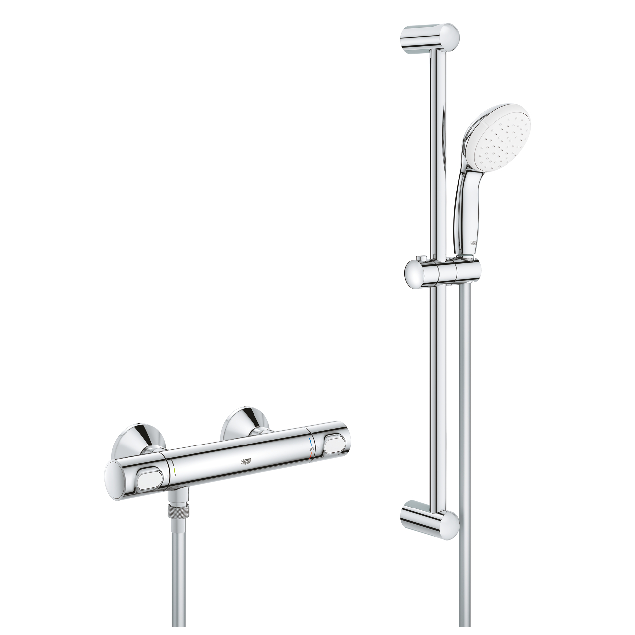 vodovodná batéria GROHE GROHTHERM 500 Professional 34796000 sprchová so súpravou (34793+27853)