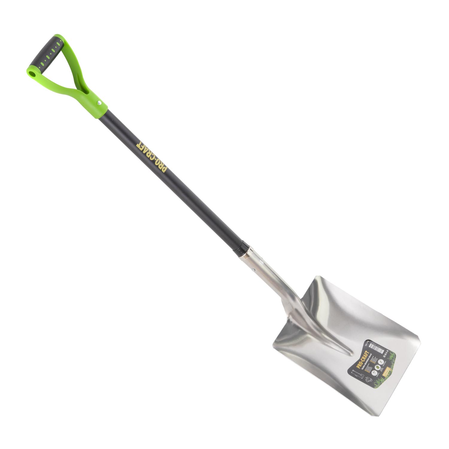 Procraft lopata rovná al s drevenou rukoväťou       