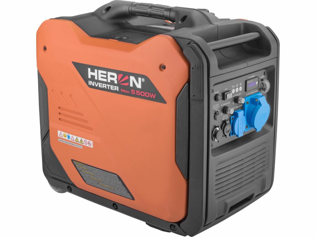 HERON elektroc invertorová tichá 1F, 5,5kW