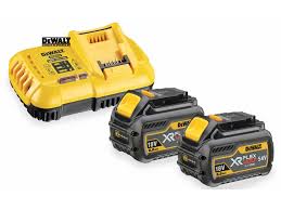 DEWALT Nabíjačka XR FLEXVOLT 54V 2x6,0Ah DCB118T2 