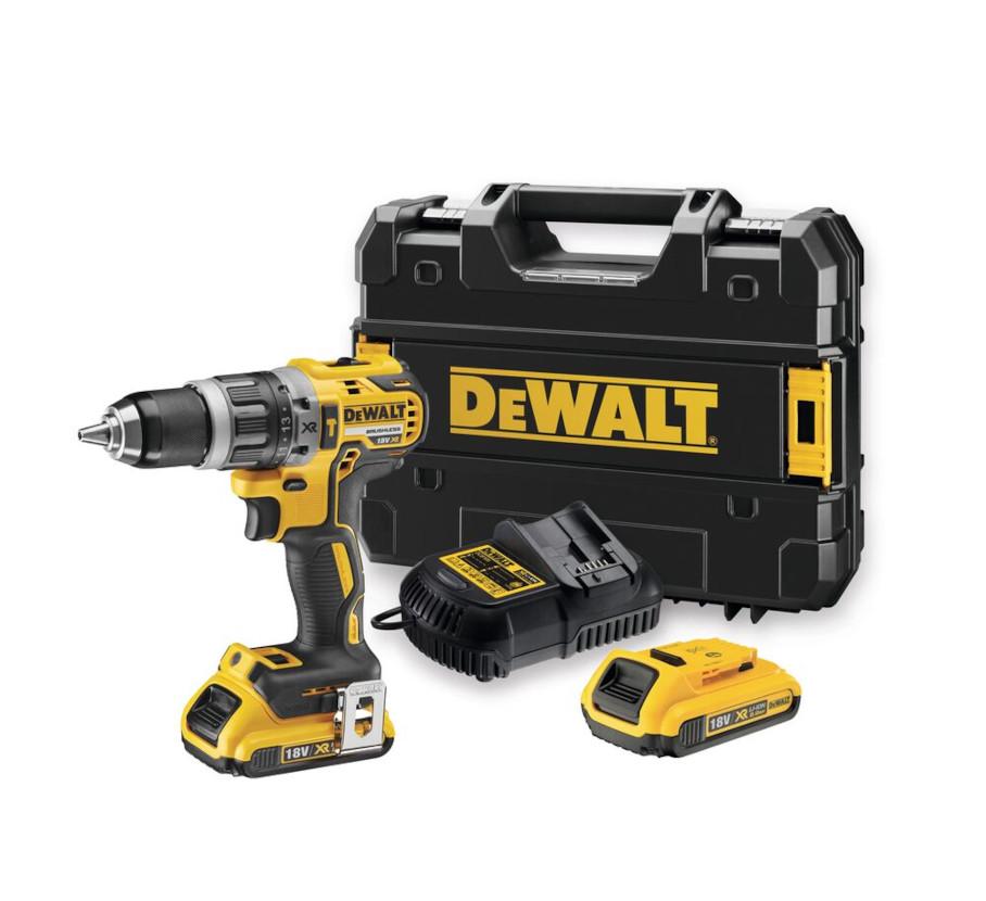 DEWALT AKU skrutkovač s príklepom 18V DCD796D2 70Nm / 2x2,0Ah/ bezuhlíková