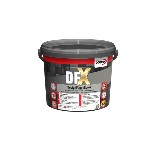 Sopro škárovacia hmota DFX epoxi antracit 66 3kg bal.