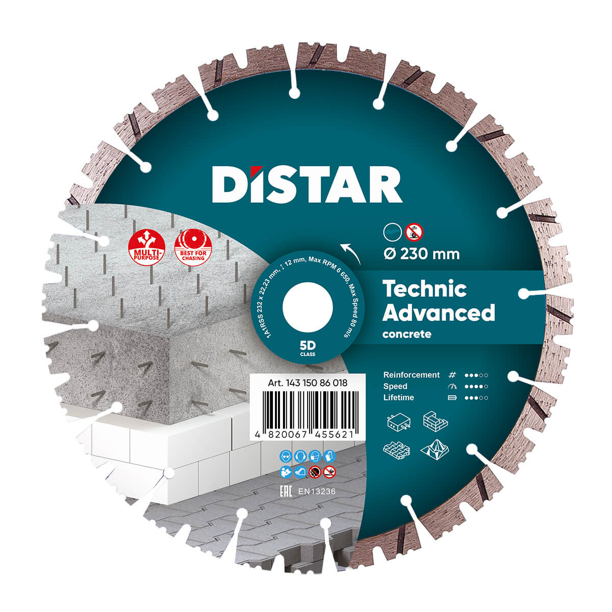 kotúč diamantový DISTAR   125mm TECHNIC ADVANCED