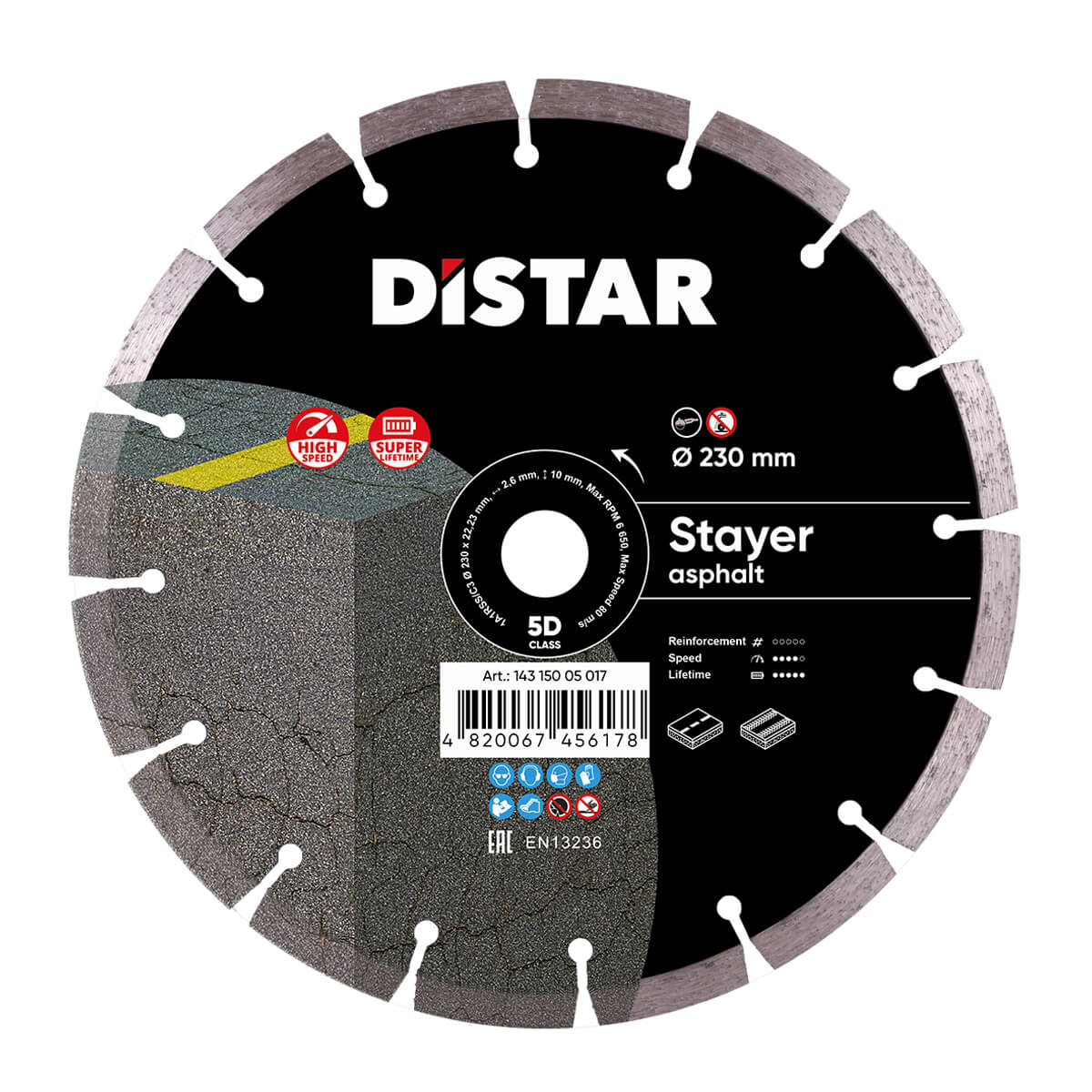 kotúč diamantový DISTAR   230mm STAYER