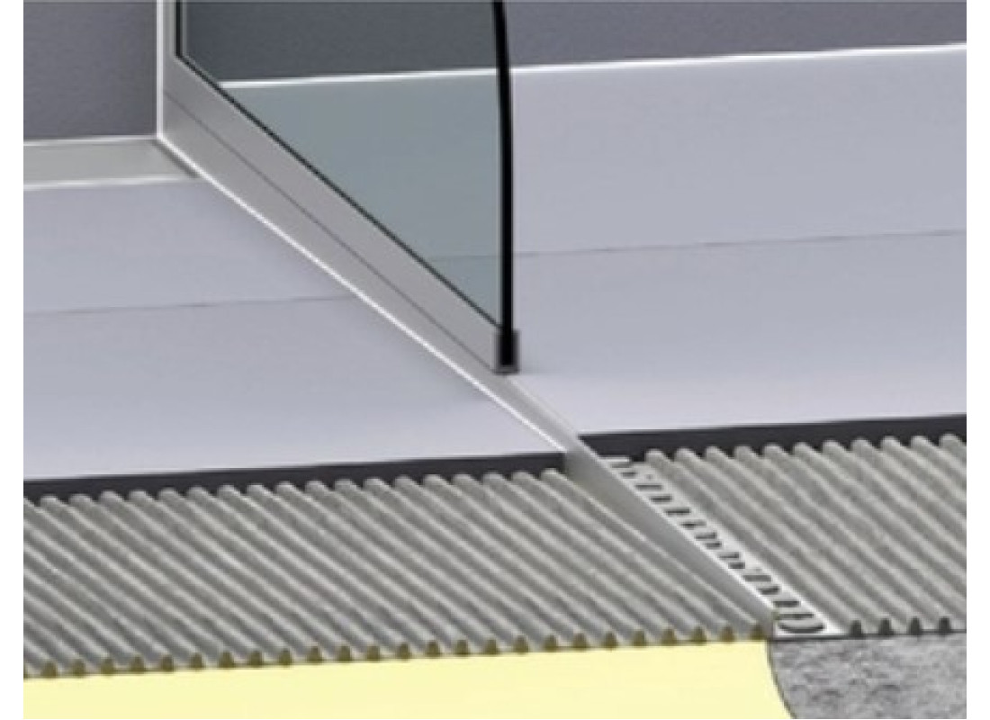 Celox 401107 spádový profil SP ĽAVÝ 10mm AL - strieborná lesklá, 1,5m 