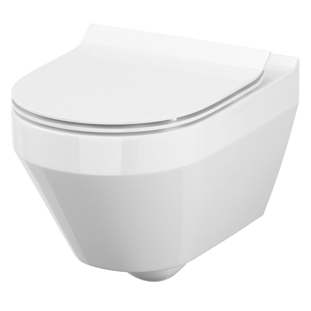 WC misa závesná CREA CleanOn + sedátko CREA SLIM SlowClose slim K114-015+K98-0177