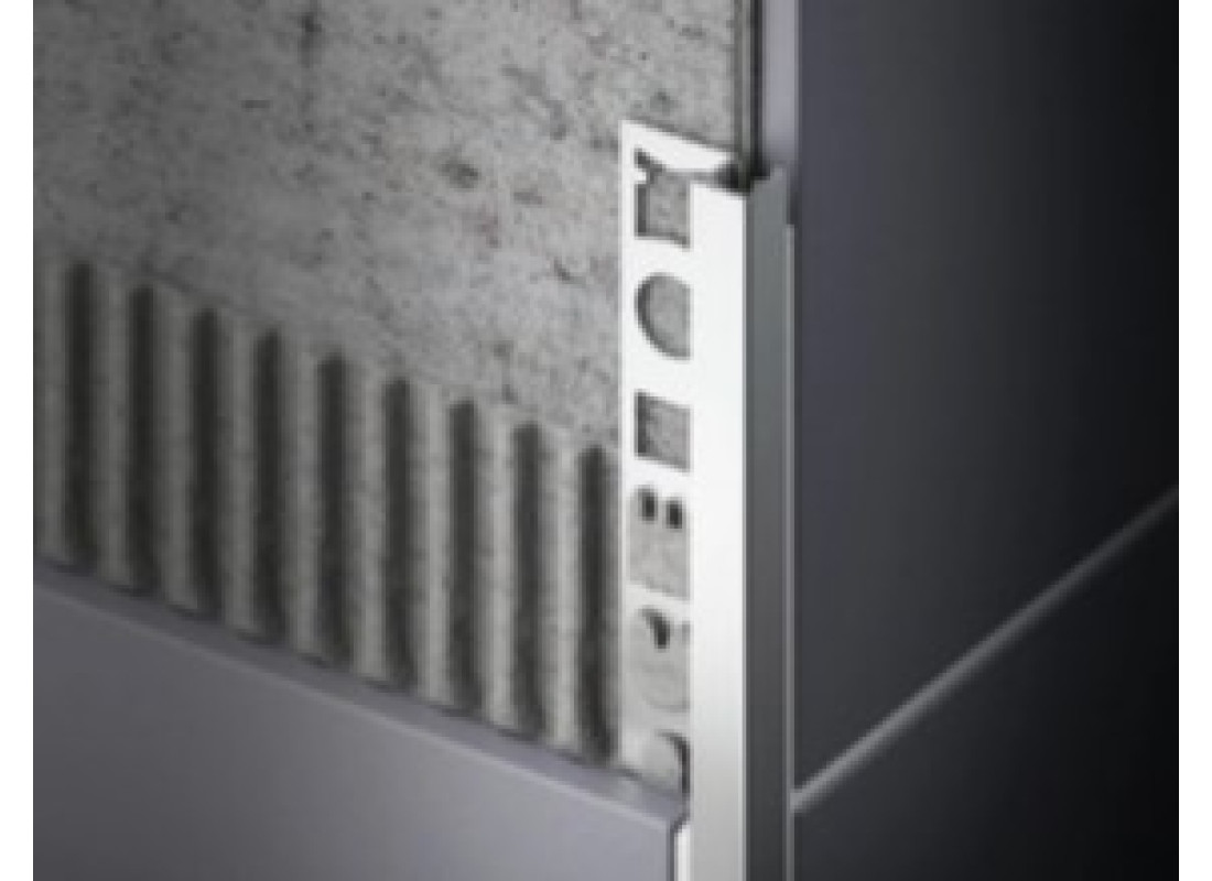 Celox 402501 ukonč. profil hranatý 10mm Al - elox strieborný, 2,5m 