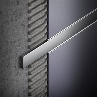 Celox 404007 listela 15 mm AL - strieborná lesklá, 2,5m