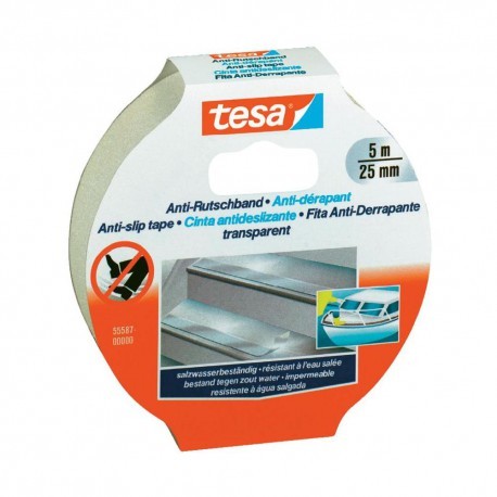Tesa páska protišmyk. samolep. 25mm x 5m transparentná 9186