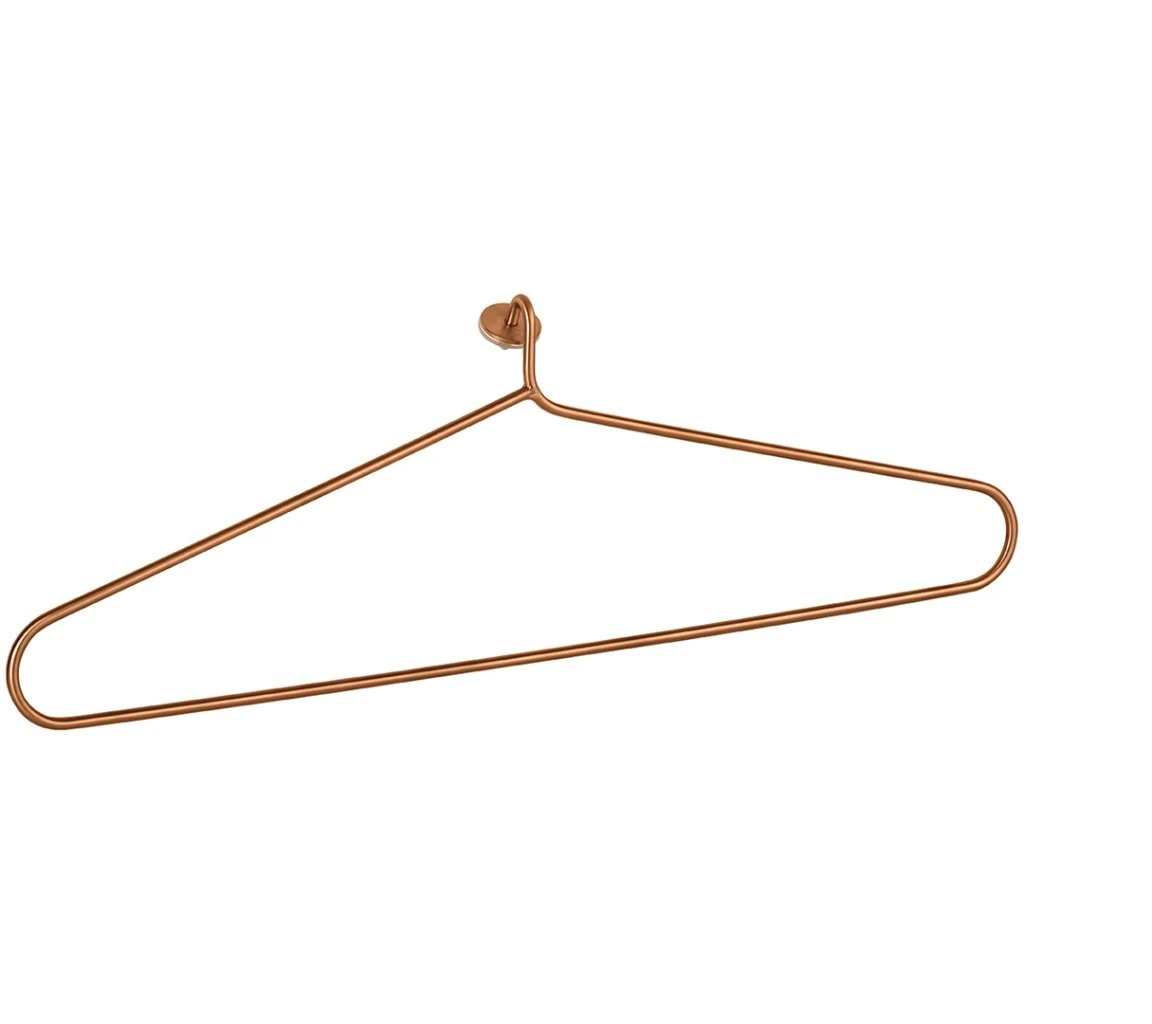 rad sušiak elektr. 704154915 vešiak pre tyč nerez, mat, medená zlatá