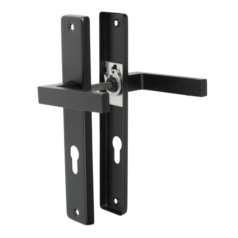 kľučka+kľučka 72/FAB kovanie 4Q K+K V/72 čierne 109271