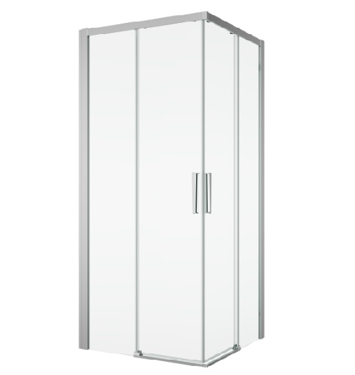 sprchový kút DIVERA D22SE2BR0905007 rohový vstup s dvojdielnymi  posuvnými dverami