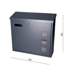 poštová schránka SMA-16 355x105 mm antracitová