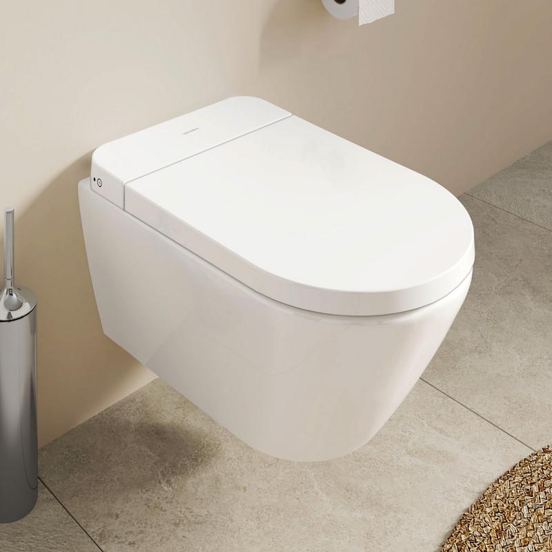 WC misa závesná D-NEO 654000012004300 37 x 58 Rimless Durafix + sedátko SensoWash biela