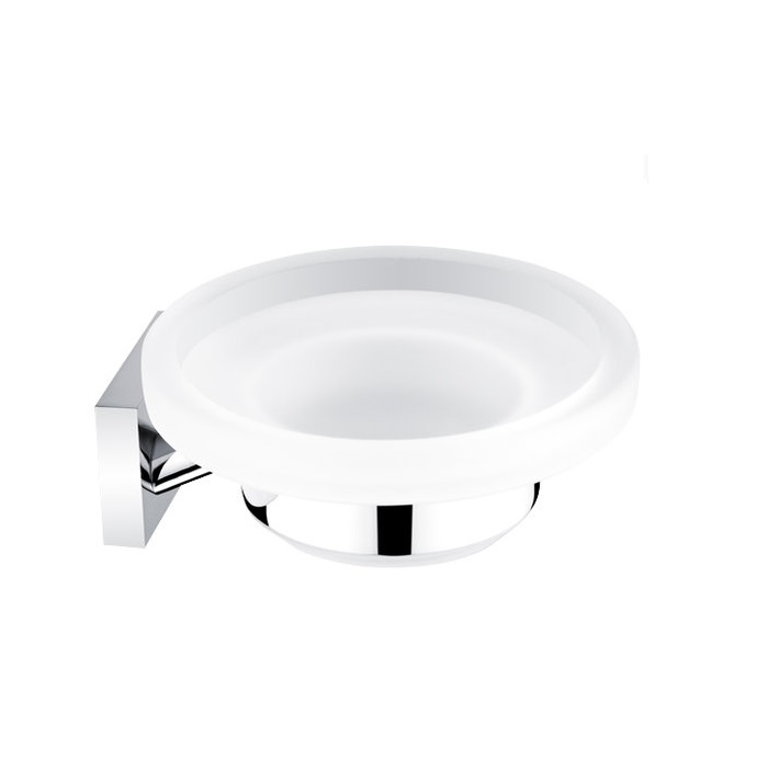 NIMCO KEIRA KE2205W26 držiak mydelničky, chróm/matné sklo