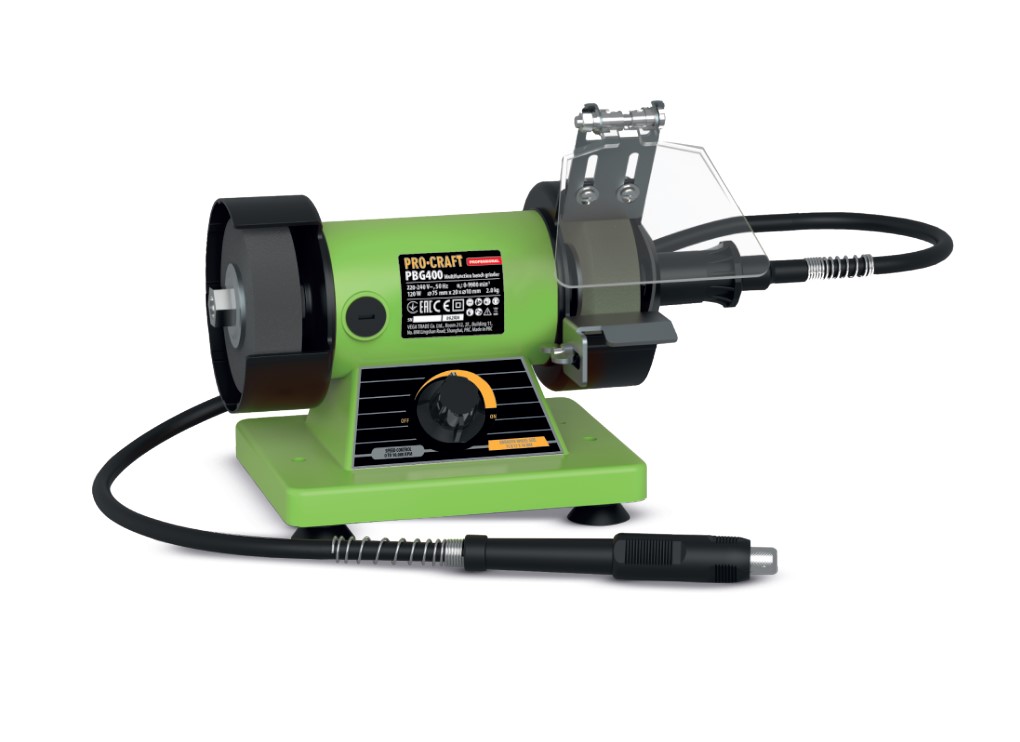PROCRAFT brúska stolná dvojkotúčová 120 W PBG400   