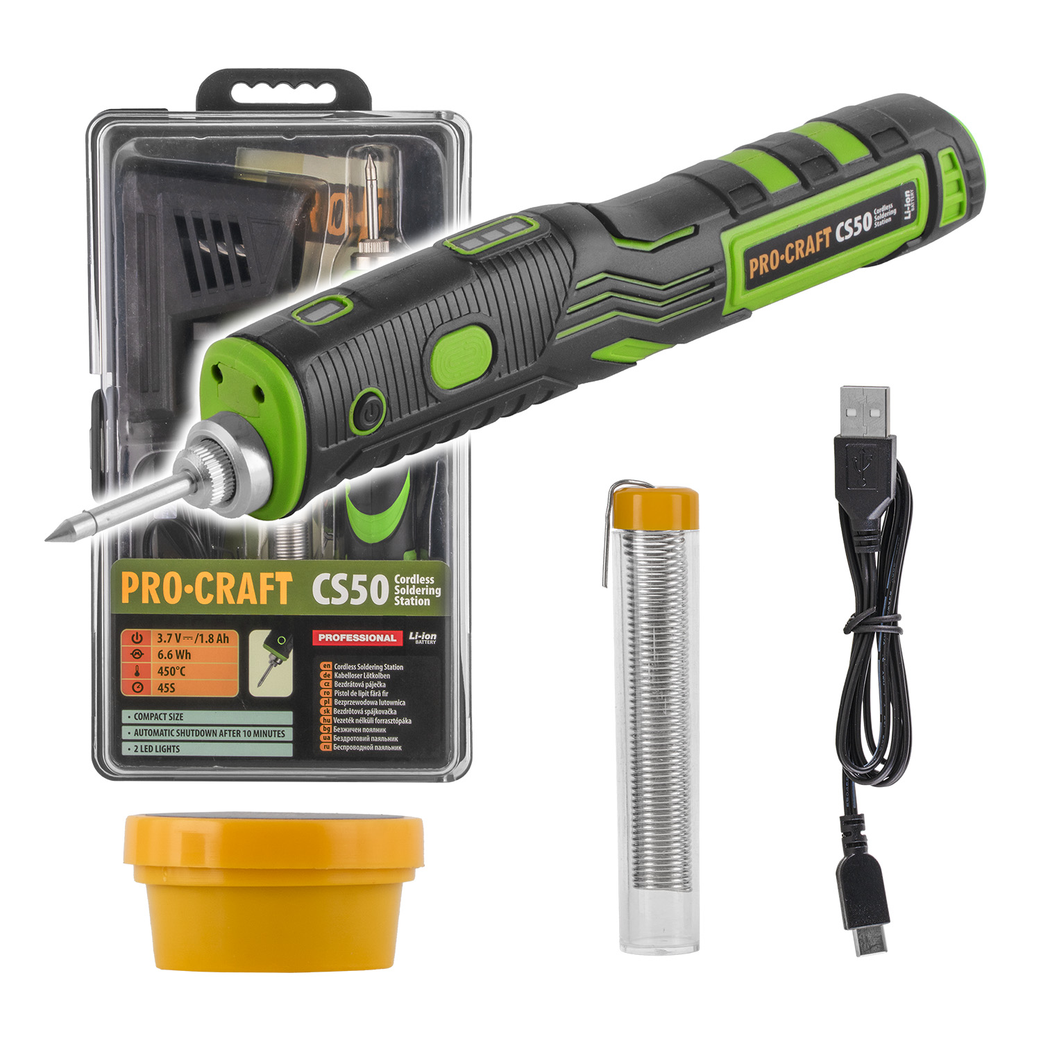 PROCRAFT AKU spájkovačka CS50