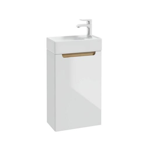 nábytok STILLA skrinka 40x60x22 pod umývadlo MINI, biela lesklá (282 -D-04003 demont)