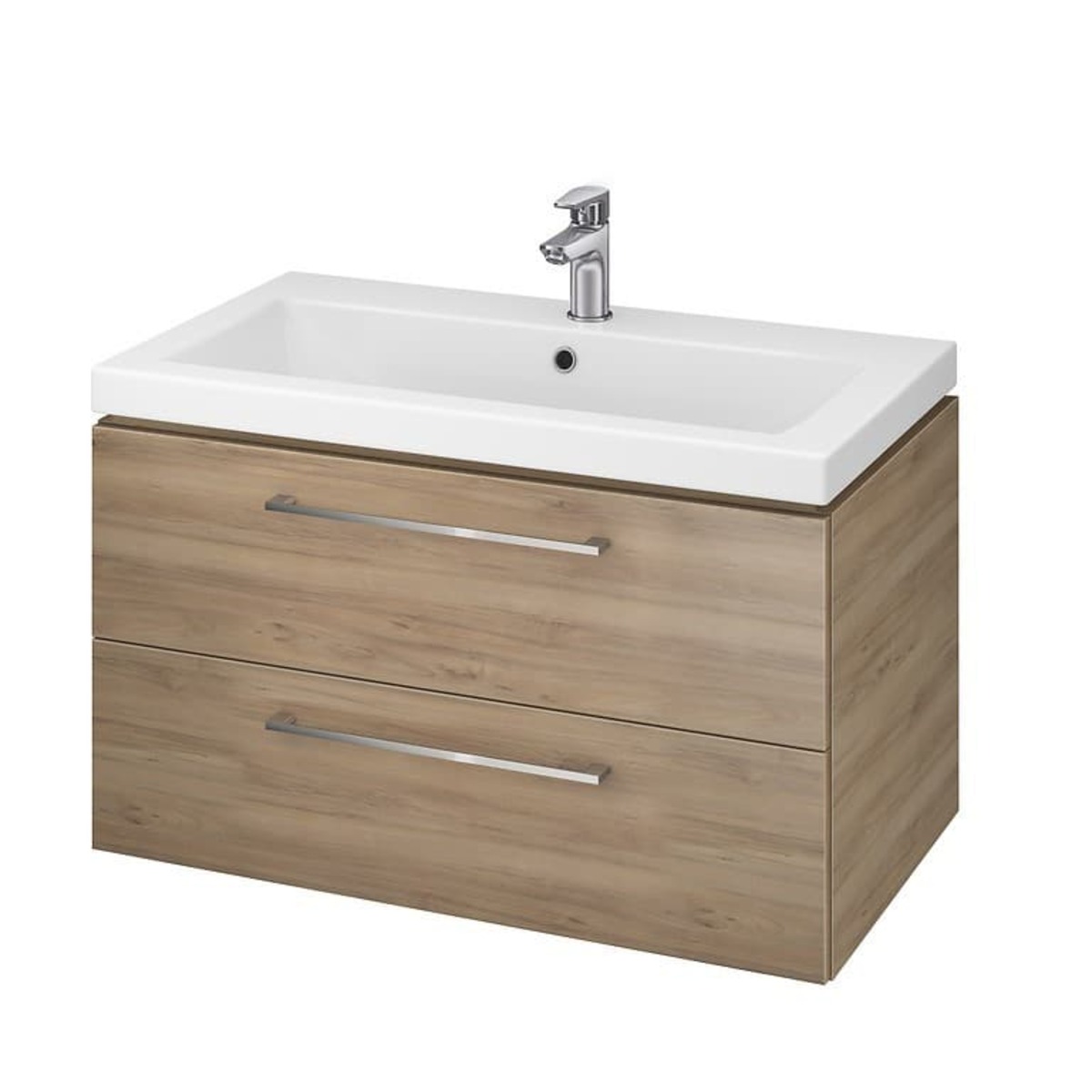 nábytok CERSANIT LARA 83852 set skrinka 80cm s umývadlom COMO orech (demont) S801-154-DSM 