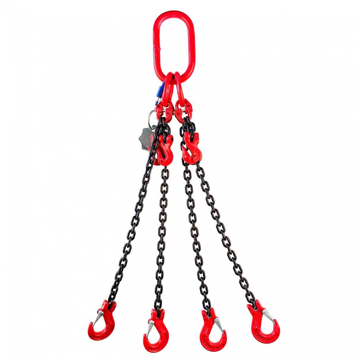 Reťazový záves oko-4 hák tr 80 so skracovačom (2 m, 6700/4750 kg, 10 mm) 