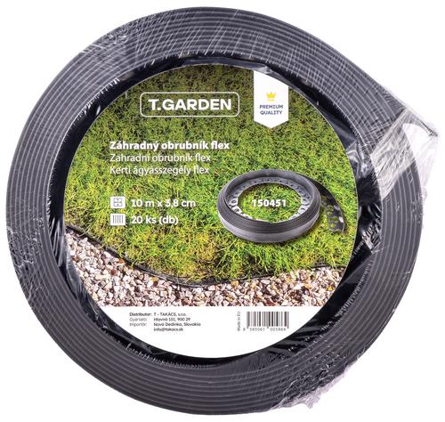 Záhradný obrubník flex grafit 3,8 cm x 10 m 150451
