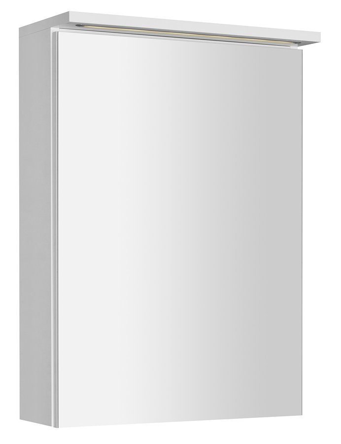 nábytok AQUALINE KAWA WGL50S galérka 50x70x22 s LED osv. biela