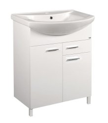 nábytok AQUALINE ZOJA 51065A skrinka biela pod umývadlo ZERO 65