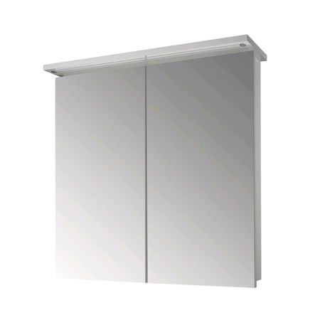 nábytok DREJA SANI GA2O 70 galerka s rampou s LED osv. 10W, IP44 biela SAN_GA2O_070_xxx_N01_xxx