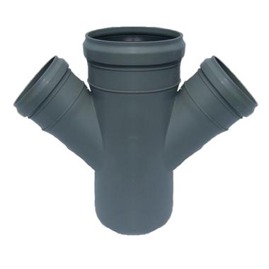 HT odbočka dvojitá 110/75/75/45° 