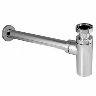 polsifón umyvadlový A400 kovový gulatý DESIGN, DN32