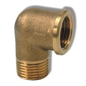 mosadzné koleno redukované 1" F x1/2" M