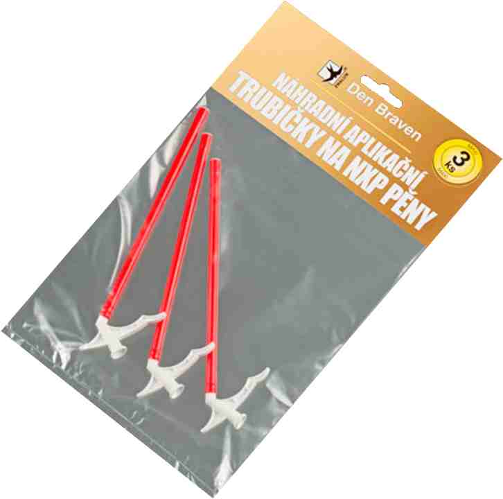 Den Braven pena náhradné trubičky MAXI 3ks nízkoexp S3132M