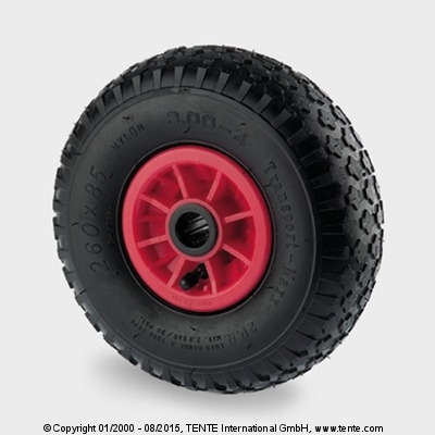 Kolo rudlík 260x85/20 PQR NL74 plast disk nafukovacie 150kg NL74 