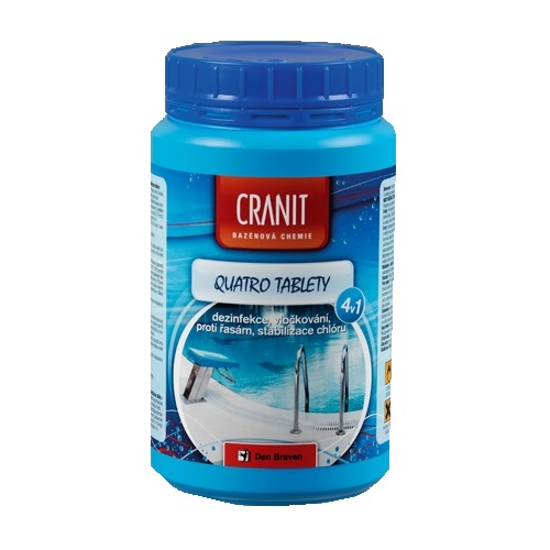 Den Braven CRANIT Quatro tablety 1kg CH202 - Bazénová chémia | MasMasaryk