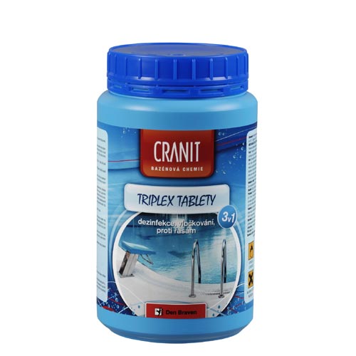 Den Braven CRANITTriplex tablety 1kg CH200 - Bazénová chémia | MasMasaryk