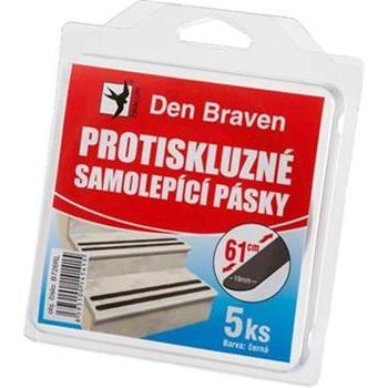 Den Braven páska protišmyková samolep. 19mmx61cm (5ks) čierna B726RL - Výstražné a protišmykové pásky | MasMasaryk