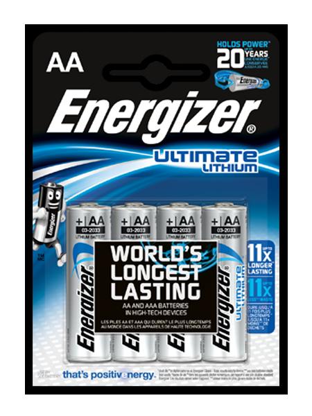 batéria AA Energizer  FR6/4    AA/4  Ultimate Lithium - Tovar | MasMasaryk