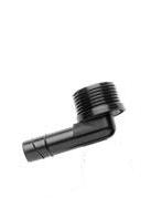 Hunter koleno 16mmx1/2"ZV čierne  334200