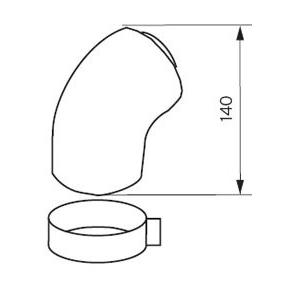 PROTHERM koleno 60/100-45st (2ks)   0020257010