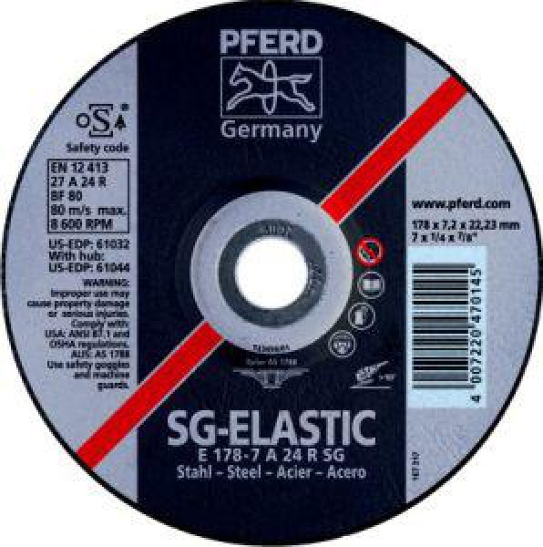 kotúč brúsny kov PFERD 178x4 A 24 R SG
